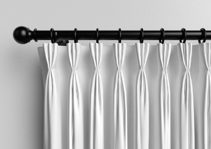Ascot, Bright White - Made to Measure Curtains - Image 11